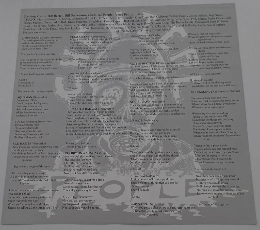 Chemical People, Ten Fold Hate Image 1++
